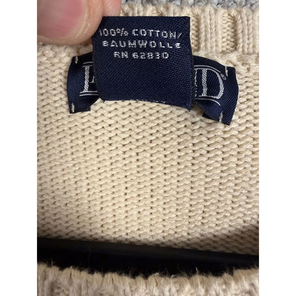 Lands End beige heavyweight 90s